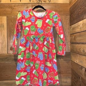CWD Kids long sleeve cotton Christmas dress